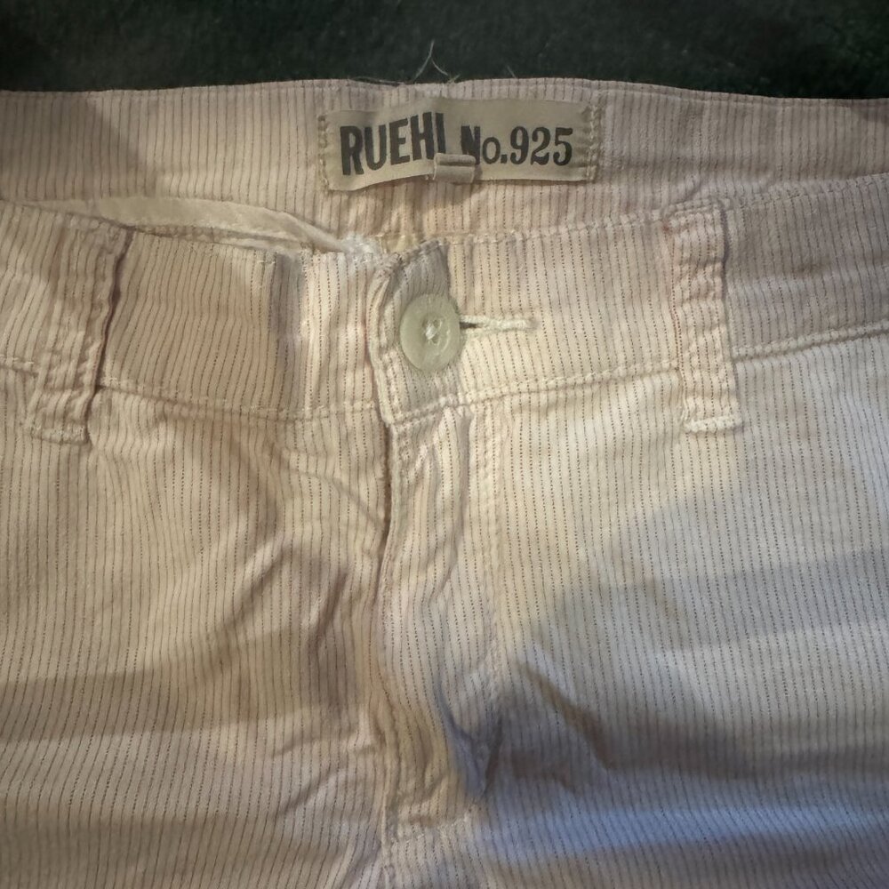 RARE Ruehl No. 925 Seersucker Striped Cotton Shorts – Size 12 - Picture 2 of 5